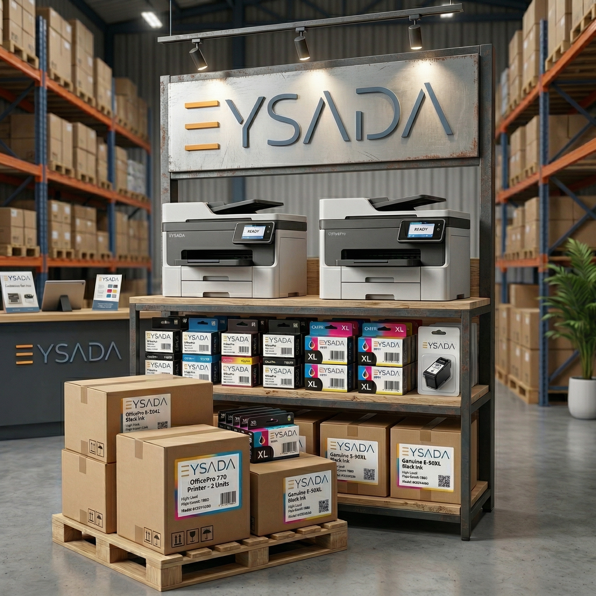 توريد طابعات وأحبار مؤسسية وتجهيزات تشغيلية